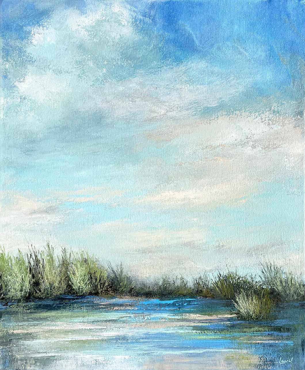 Marsh Trail No. 8 ~ 24” x 20”