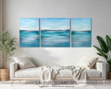 Load image into Gallery viewer, Coastal Colors No. 40 ~ 36" x 84" Triptych
