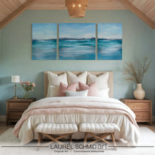 Load image into Gallery viewer, Coastal Colors No. 40 ~ 36" x 84" Triptych
